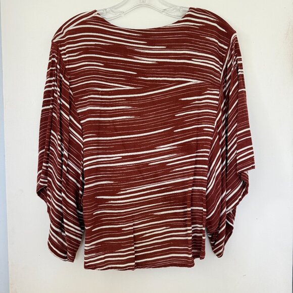 Ava Sky Top Gwen in Rust Stripe - Picture 4 of 8
